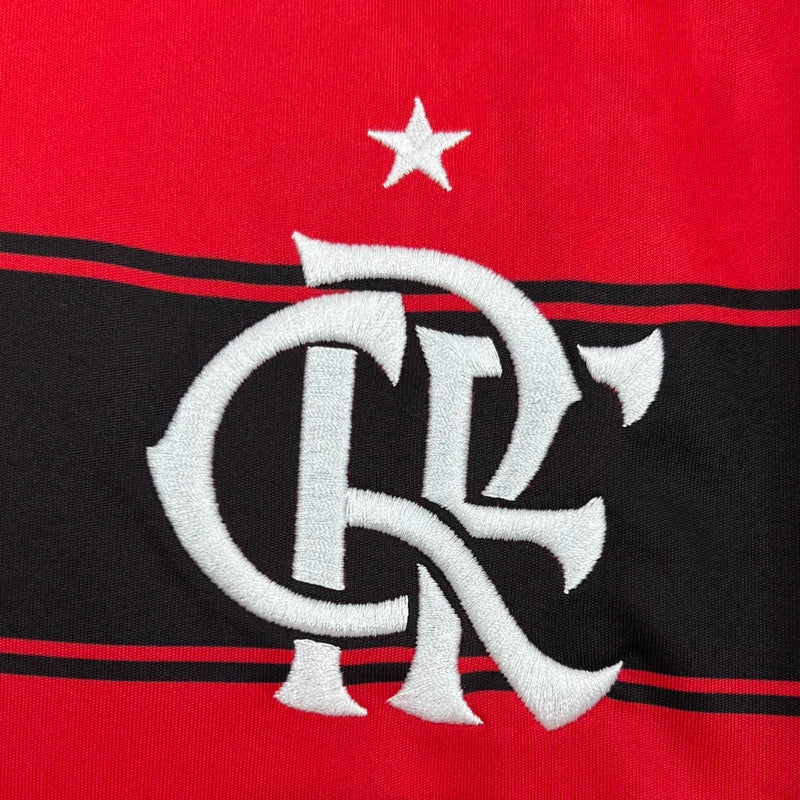 Camisa Flamengo I 2025-26 - Vermelho e Preto