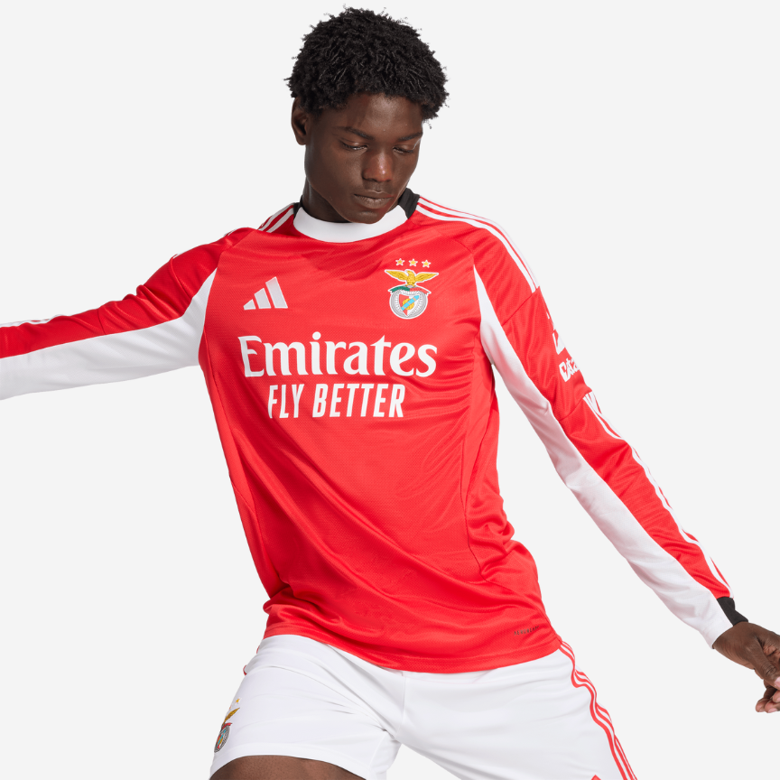 Camisola Benfica Manga Longa Principal 2025/26 - ÚLTIMAS UNIDADES! 🔥🦅