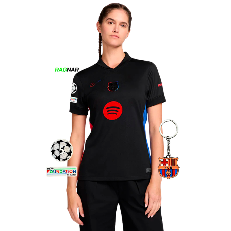Camisola Feminina Barcelona Alternativa 2024/25 - ÚLTIMAS UNIDADES! 🔥