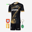 Conjunto Infantil Sporting Terceiro “7” Ronaldo 2024/25 - LANÇAMENTO! 🔥💚
