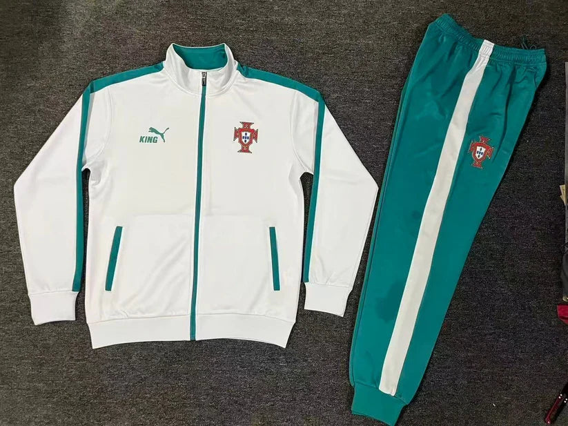 “King White & Green” - Training 26/27 Tracksuit