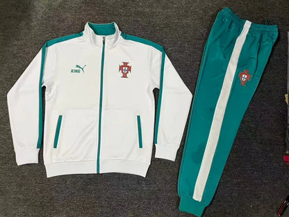 “King White & Green” - Training 26/27 Tracksuit