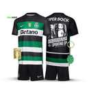 Conjunto Infantil Sporting Principal DOBRADINHA 2024/25 - MODELO EXCLUSIVO! 🦁🏆🏆