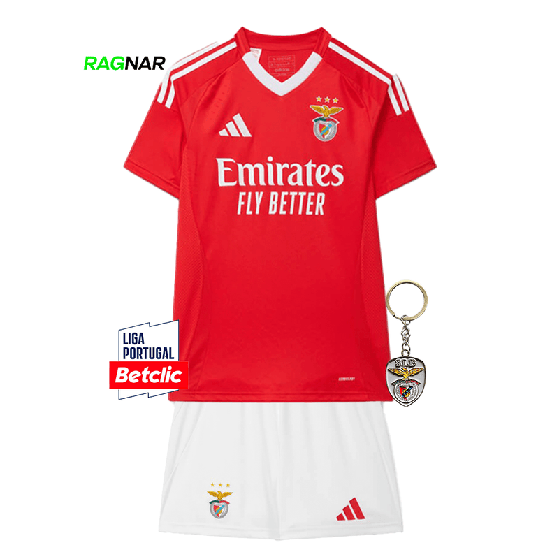 Conjunto Infantil Benfica Principal 2024/25 - ÚLTIMAS UNIDADES! 🔥🦅