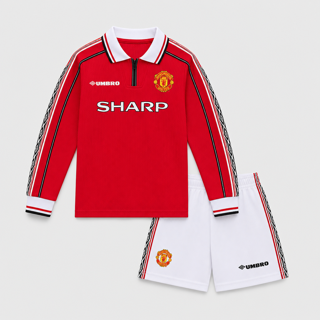 Kit bambino retro home 1998/99 manica lunga