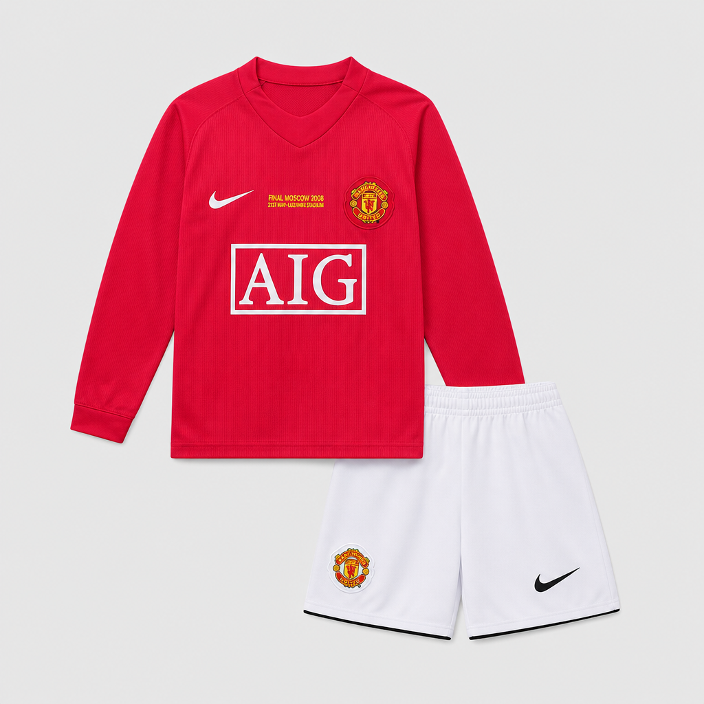 Retro Home 2007/08 Kids Long Sleeve Shirt Kit
