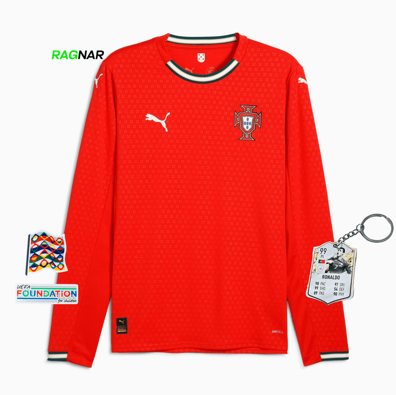 Camisola Portugal Manga Comprida Principal 2025/26 PUMA - LANÇAMENTO! 🔥🇵🇹