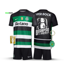 Conjunto Infantil Sporting Principal BICAMPEÃO 2024/25 - MODELO EXCLUSIVO! 🦁🏆